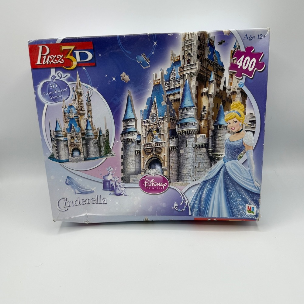 Disney Princess Puzz3D Cinderella Castle Puzzle 400 pieces Sealed, Unopened Box!